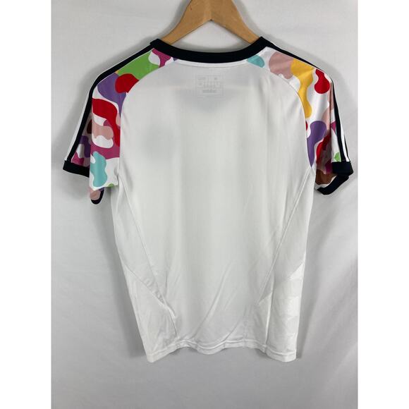 Adidas Mens White Portland Timbers 2023 Pride Pre Match Top Size Medium - Picture 5 of 5